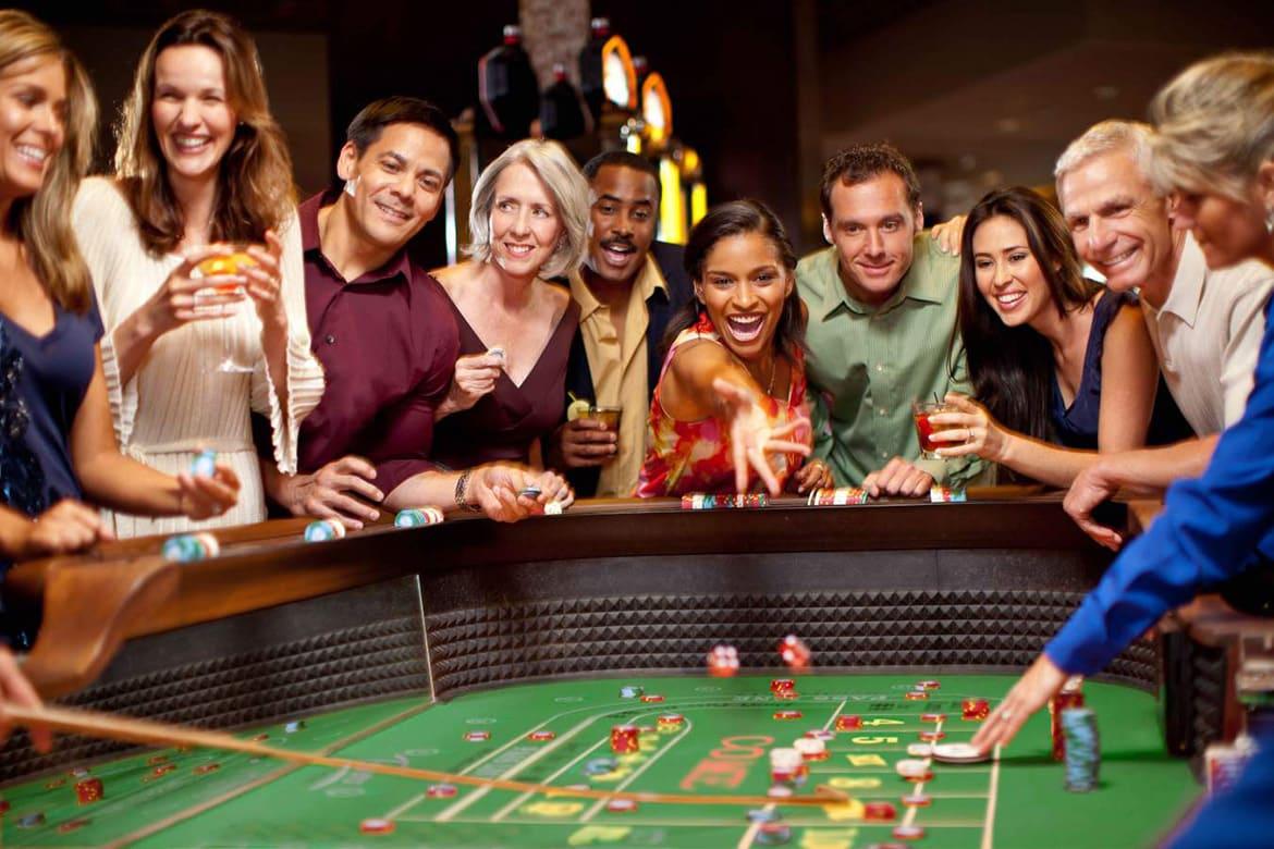 Premium casino gaming environment with professional atmosphere